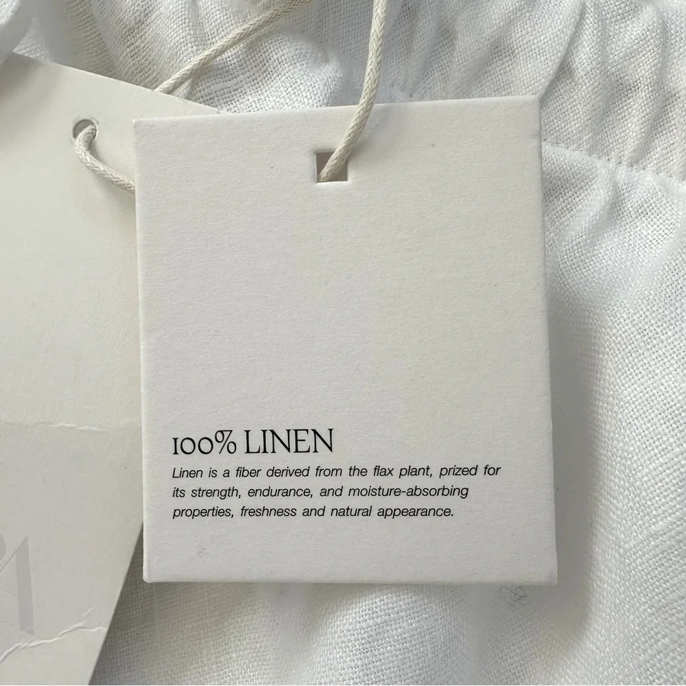 NWT Zara 100% Linen White Maxi Skirt - Picture 11 of 15